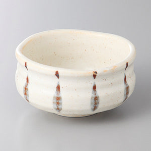 The Japan Collection : Striped minoyaki small matcha bowl