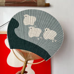 Japanese Uchiwa Fan – Birds