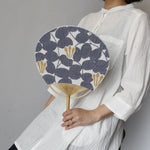 Japanese Uchiwa Fan - Tsubaki