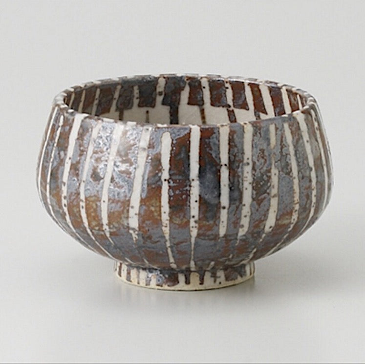 The Japan Collection : Brown striped bowl