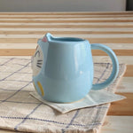 The Japan Collection : Daruma cat mug / Blue