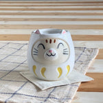 The Japan Collection : Daruma cat mug / White