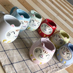 The Japan Collection : Daruma cat mug / White