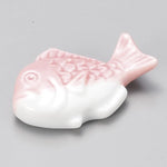 The Japan Collection : Pink fish chopstick rest