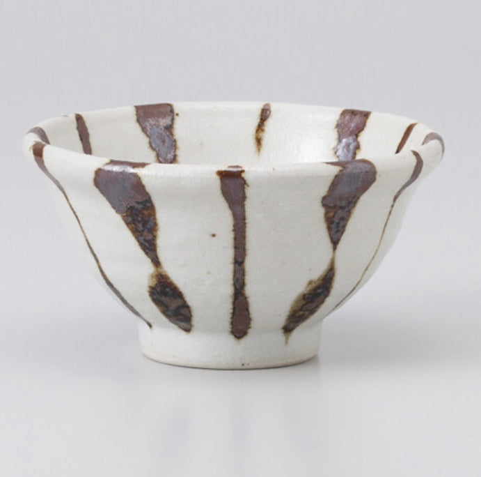 The Japan Collection : Brown striped bowl