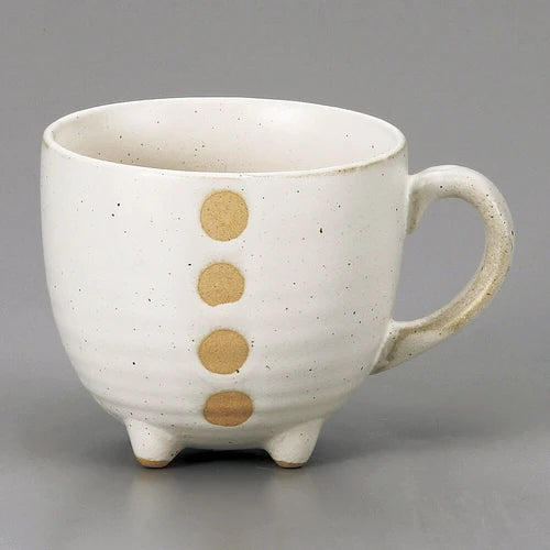 The Japan Collection : White mug with dots
