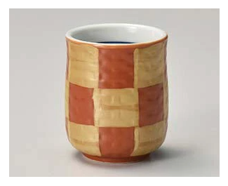 The Japan Collection : Red checkered cup