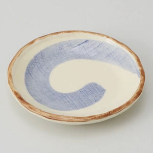 The Japan Collection : Purple/blue whirl small plate