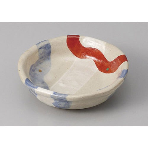 Japan series : Small bowl with red and blue stripes